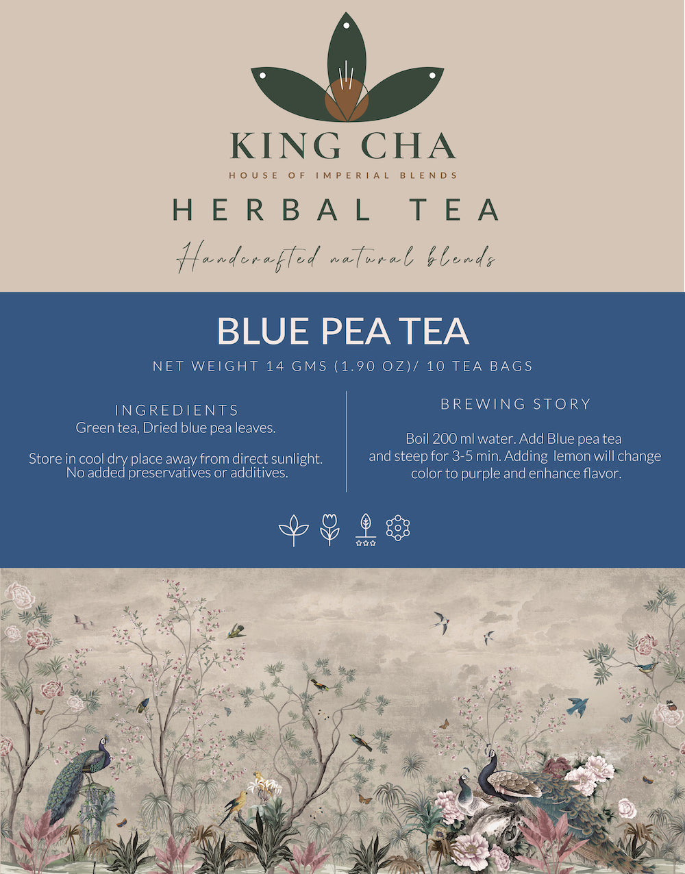 King Cha Blue Pea Tea