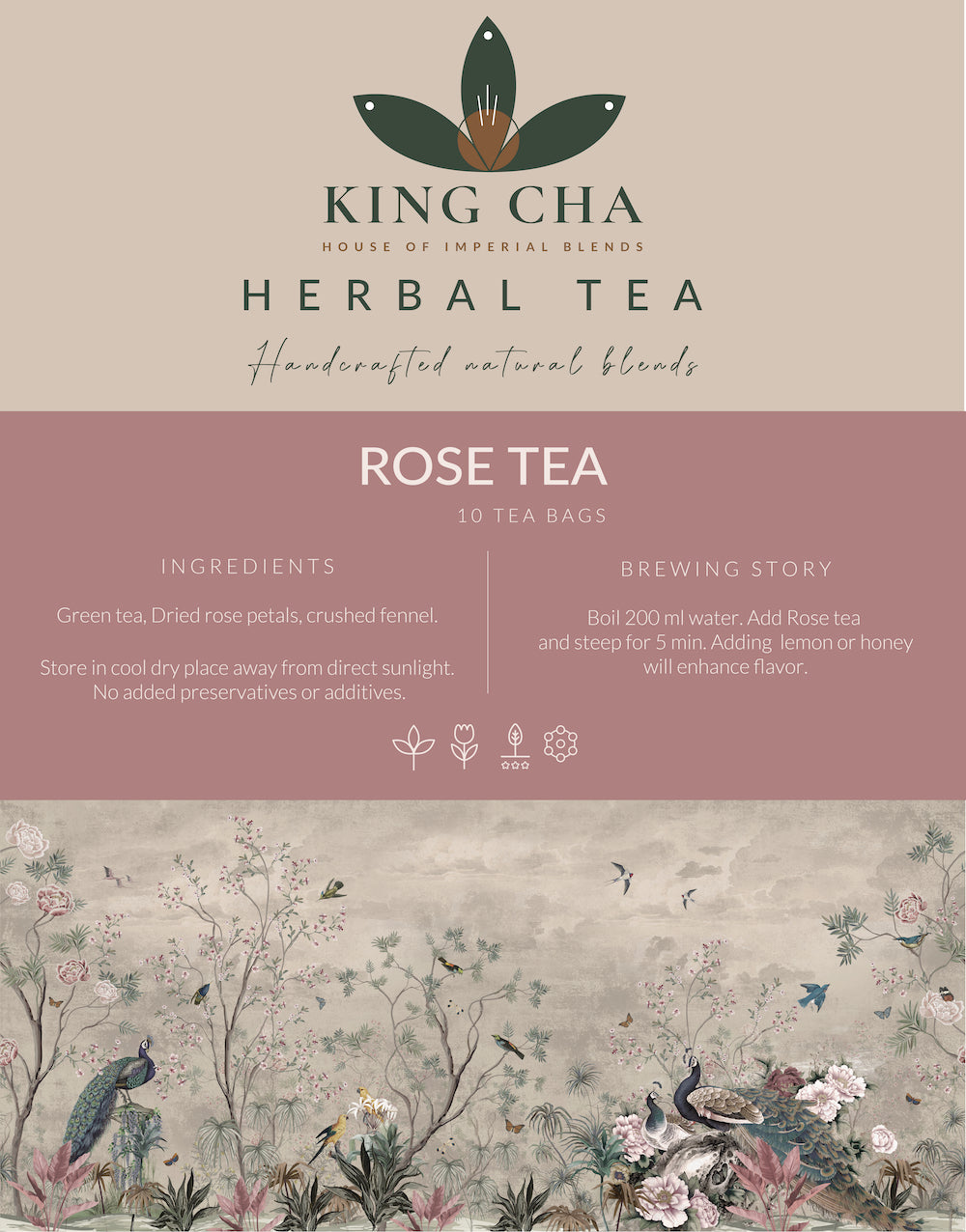 King Cha Rose Tea